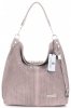 Kožené kabelka shopper bag Vittoria Gotti púdrová ružová V80051